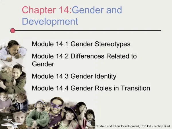 Chapter 14: Gender and Development