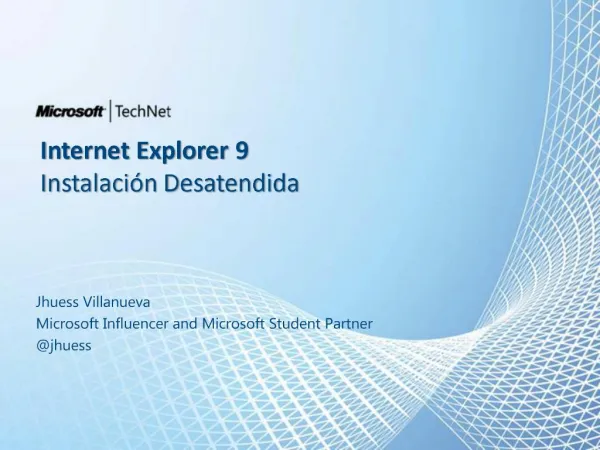 Internet Explorer 9 Instalaci n Desatendida