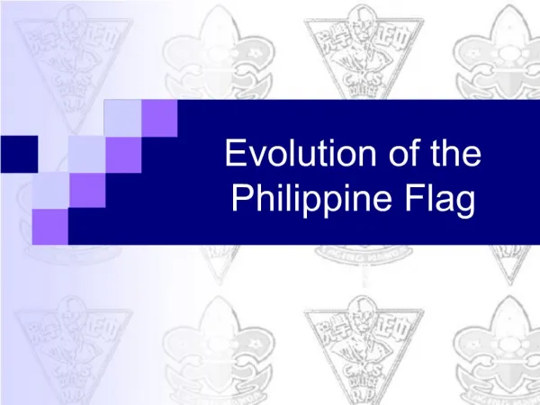 Evolution of the Philippine Flag