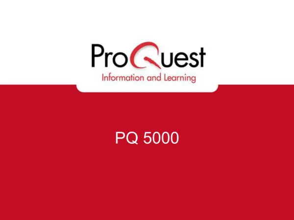 PQ 5000