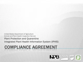 Compliance Agreement - slide 1