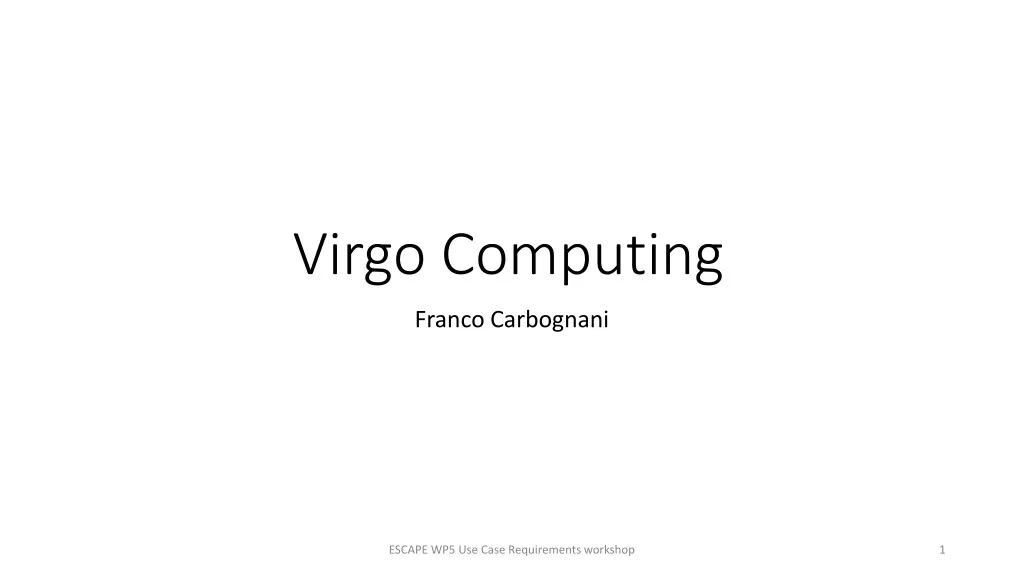 virgo computing