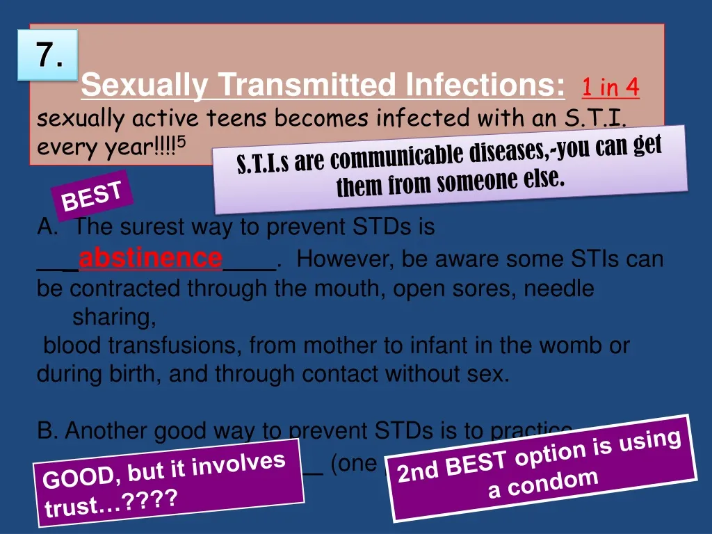 sexually transmitted infections 1 in 4 sexually