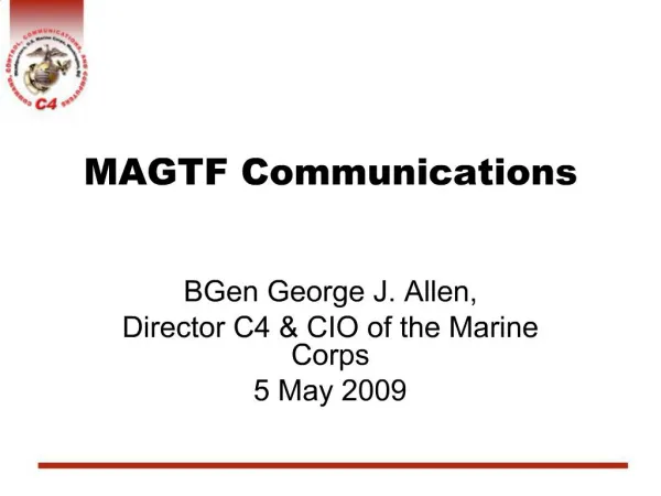 MAGTF Communications