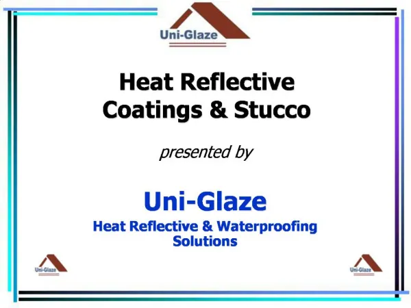 Heat Reflective Coatings Stucco