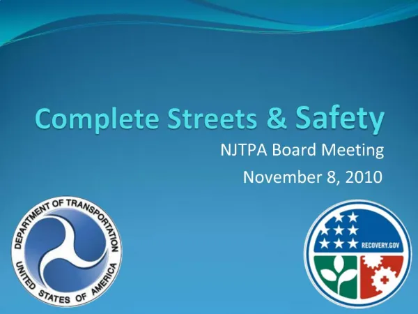Complete Streets Safety