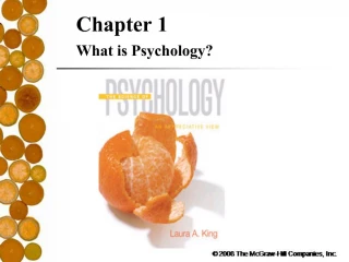 Chapter 1 What is Psychology - slide 1