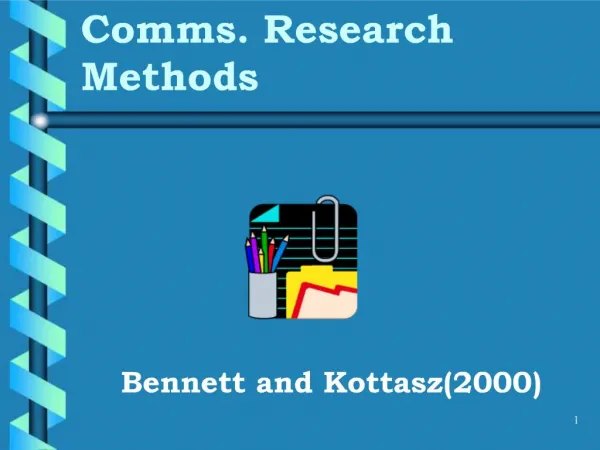 Comms. Research Methods