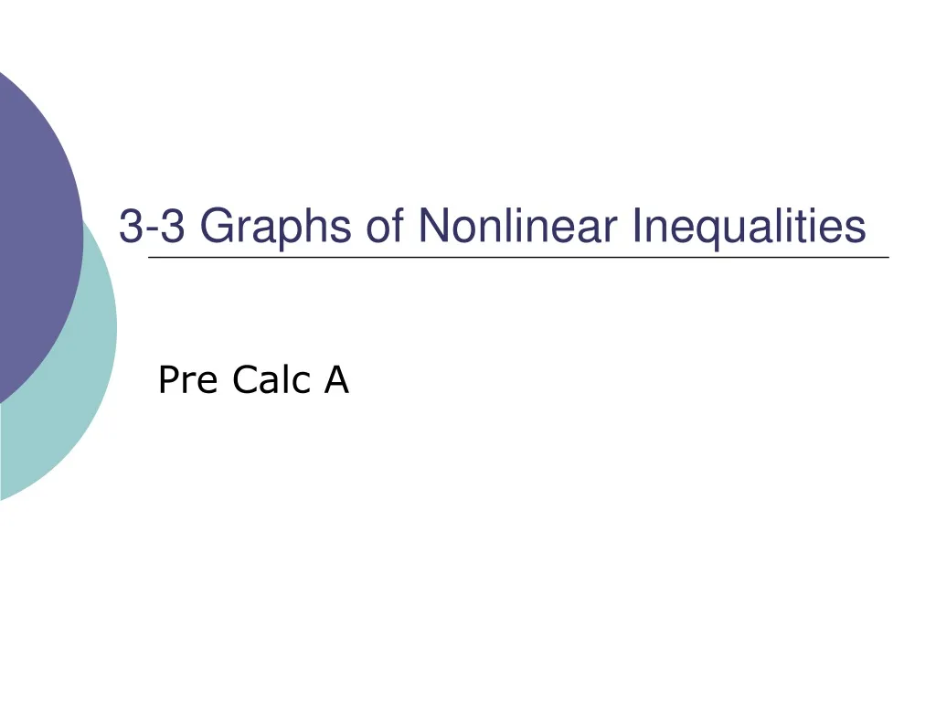 3 3 graphs of nonlinear inequalities