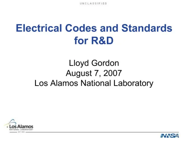 Electrical Codes and Standards for RD