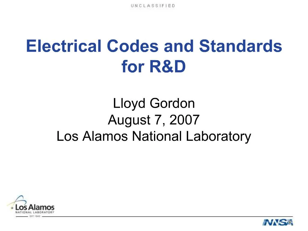 PPT Electrical Codes and Standards for RD PowerPoint Presentation