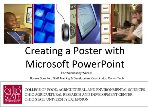 Creating a Poster with Microsoft PowerPoint