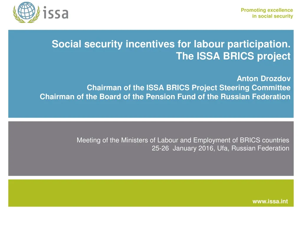 social security incentives for labour