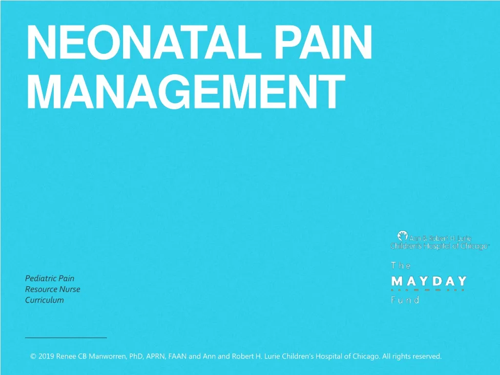 neonatal pain management