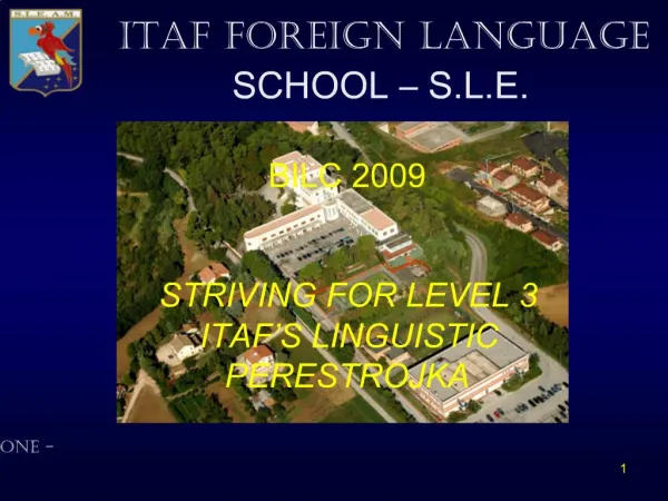 ITAF FOREIGN LANGUAGE SCHOOL S.L.E.