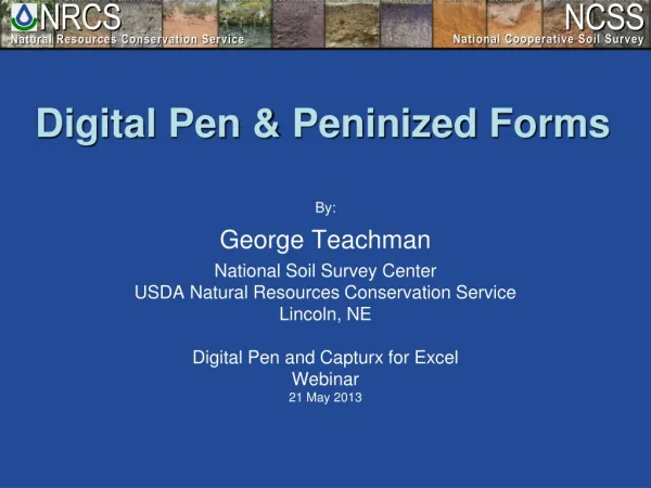 Digital Pen &amp; Peninized Forms