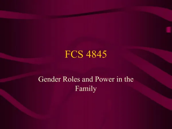 FCS 4845