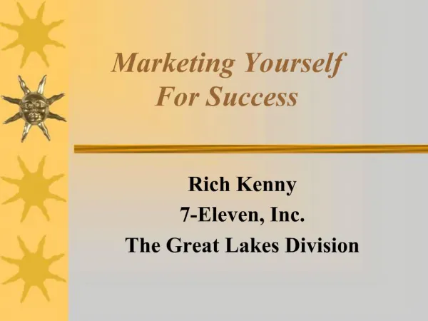 Marketing Yourself For Success