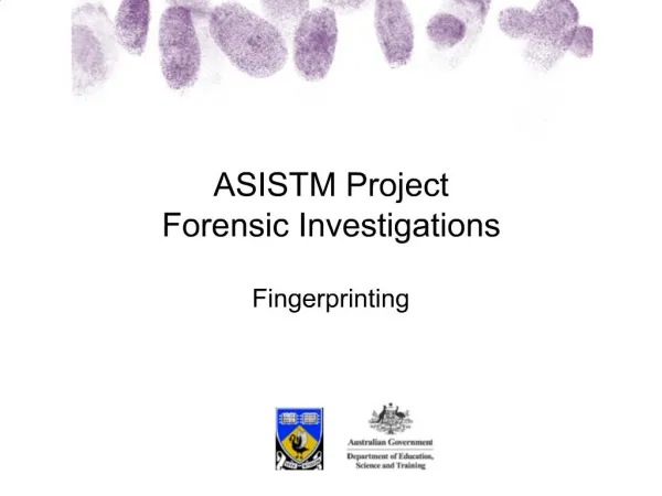 ASISTM Project Forensic Investigations