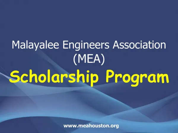 Malayalee Engineers Association MEA