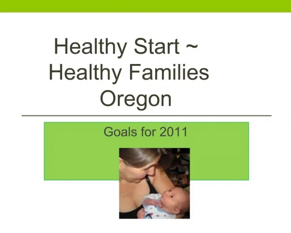 Healthy Start Healthy Families Oregon