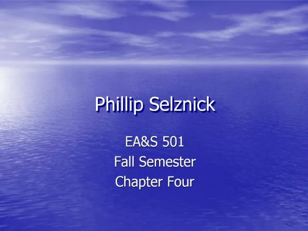 Phillip Selznick