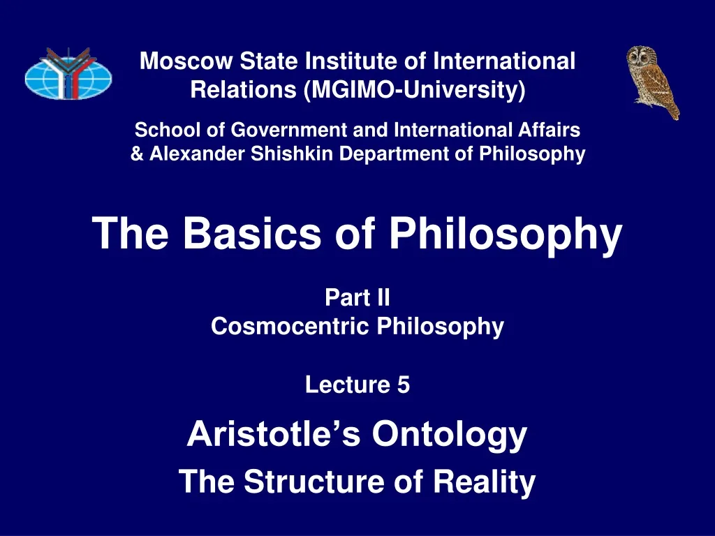 the basics of philosophy