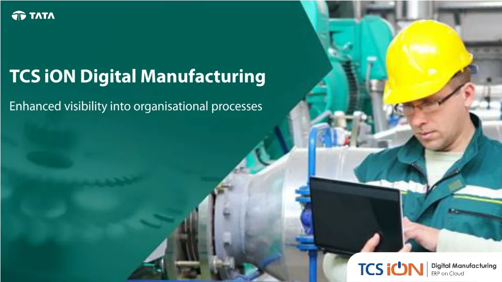 tcs ion digital manufacturing enhanced visibility