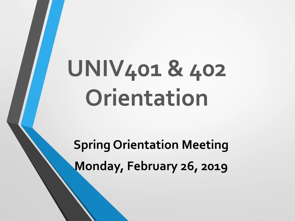 univ401 402 orientation