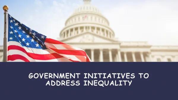 Government initiatives to address inequality