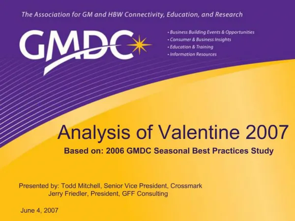 Analysis of Valentine 2007