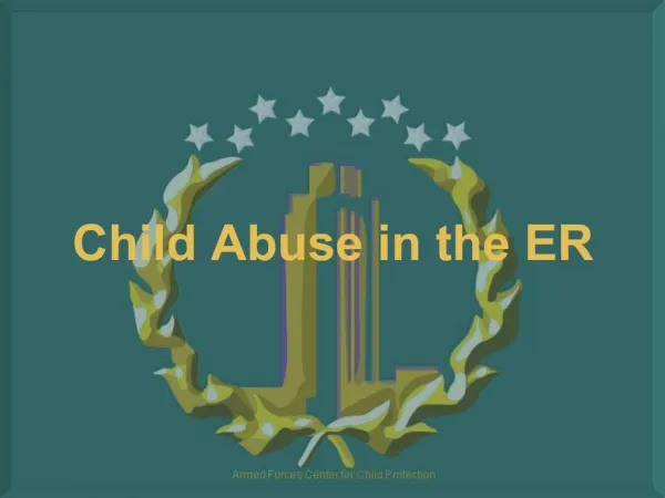 Child Abuse in the ER