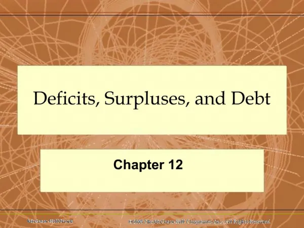 Deficits, Surpluses, and Debt