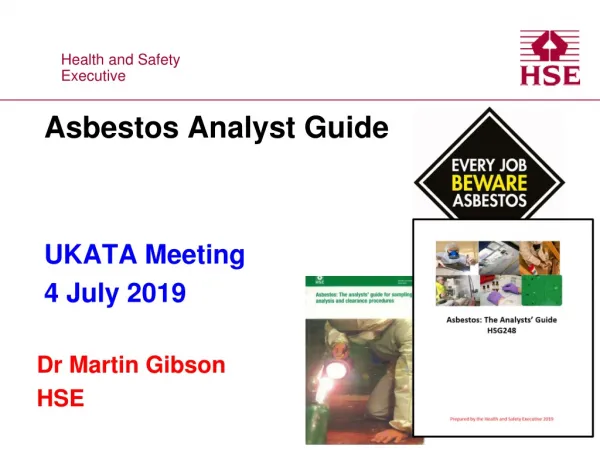 Asbestos Analyst Guide UKATA Meeting 4 July 2019