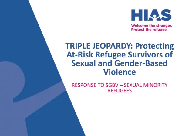TRIPLE JEOPARDY: Protecting At-Risk Refugee Survivors of Sexual and Gender-Based Violence