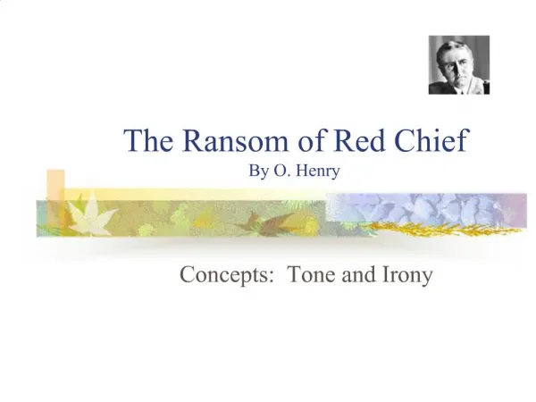 The Ransom of Red Chief By O. Henry