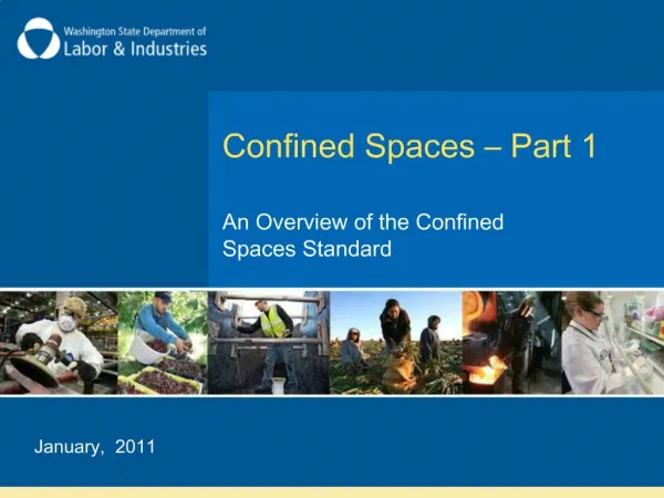 Confined Spaces Part 1