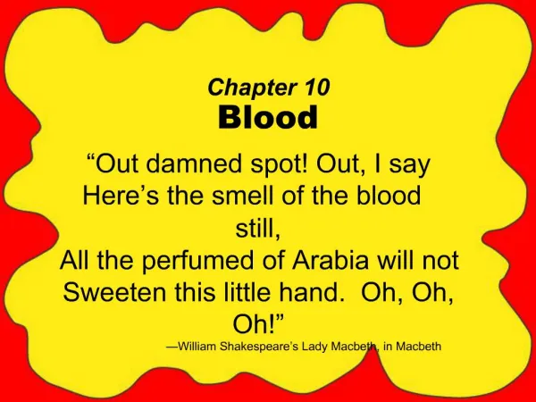 Chapter 10 Blood