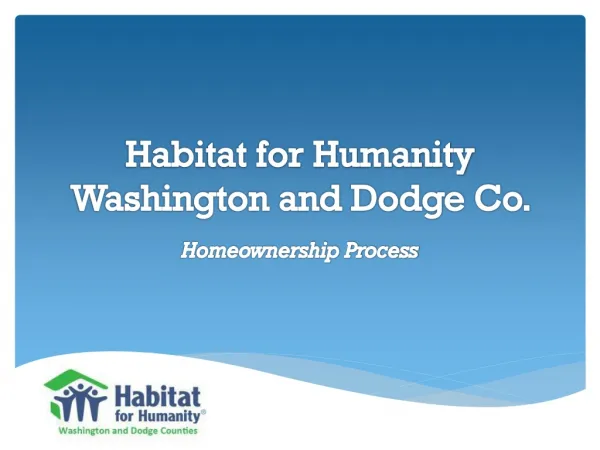 Habitat for Humanity Washington and Dodge Co.