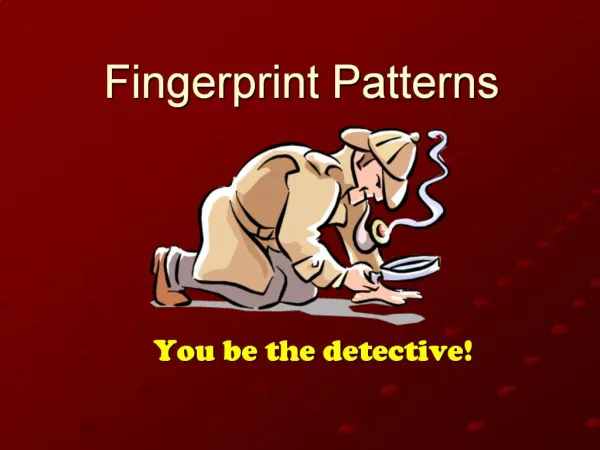 Fingerprint Patterns