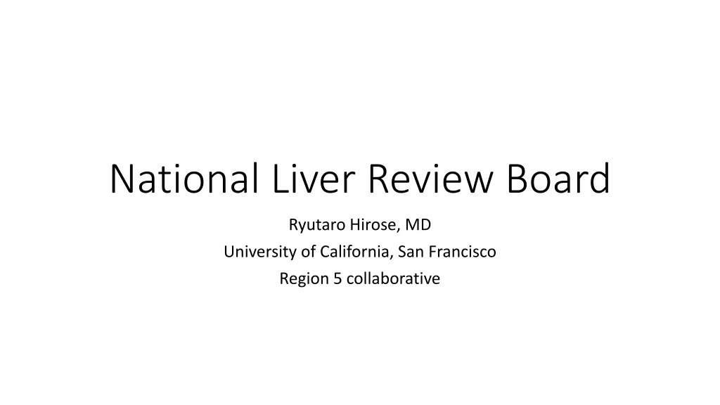 national liver review board