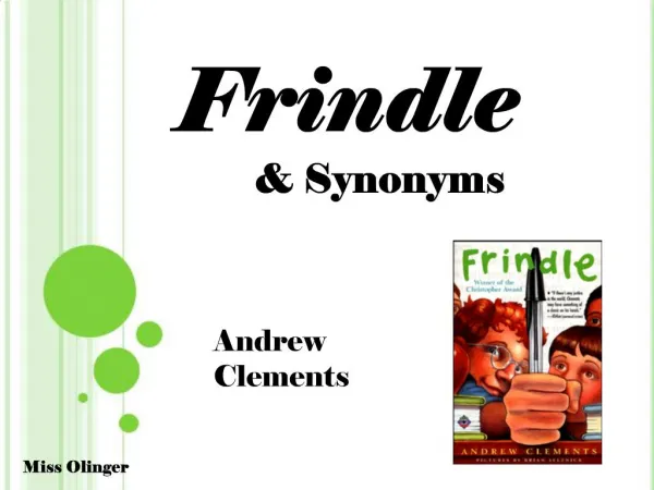 Frindle Synonyms