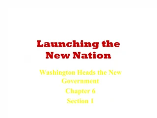 Launching the New Nation - slide 1