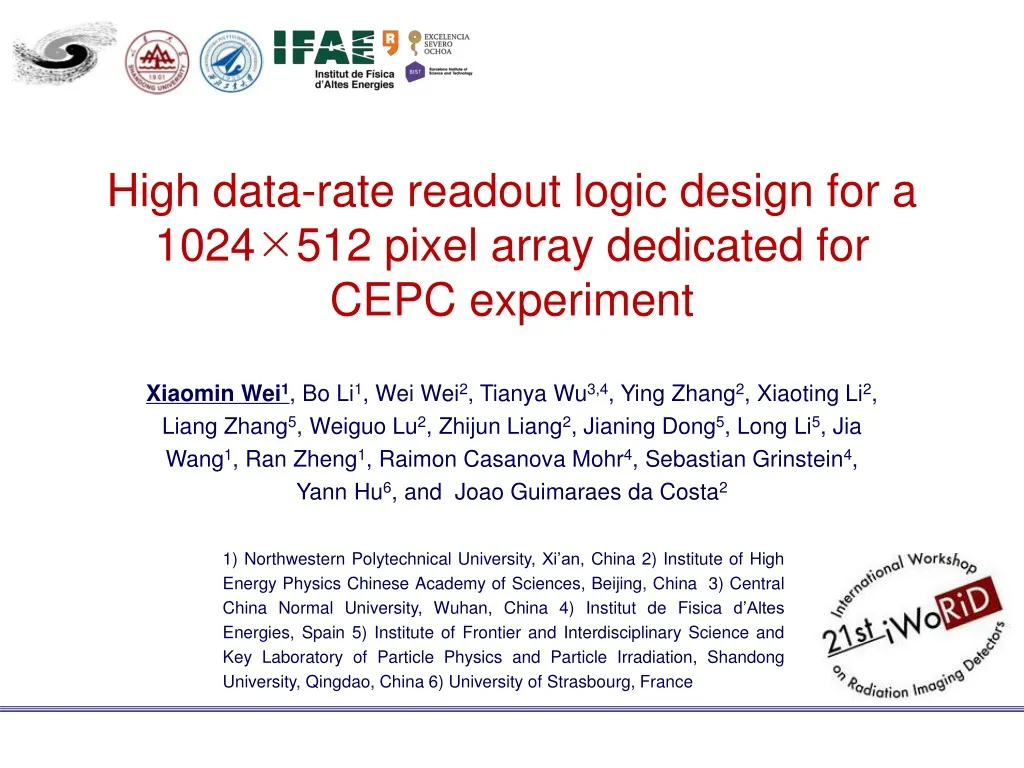 high data rate readout logic design for a 1024 512 pixel array dedicated for cepc experiment