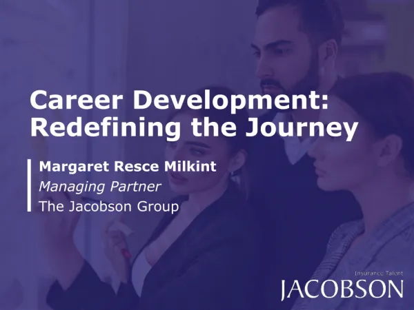 Career Development: Redefining the Journey