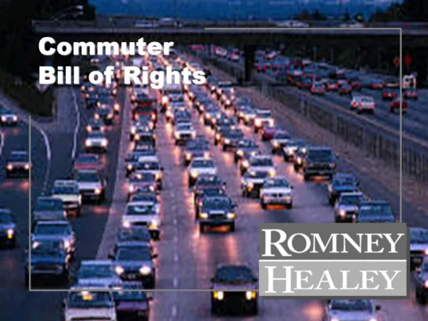 Commuter Bill of Rights