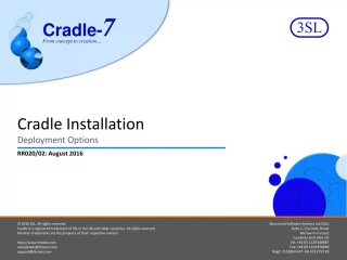 Cradle Installation - slide 1