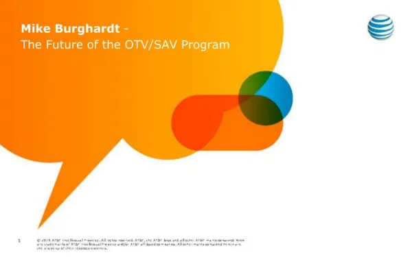Mike Burghardt - The Future of the OTV