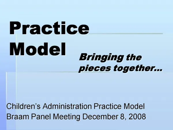 Practice Model