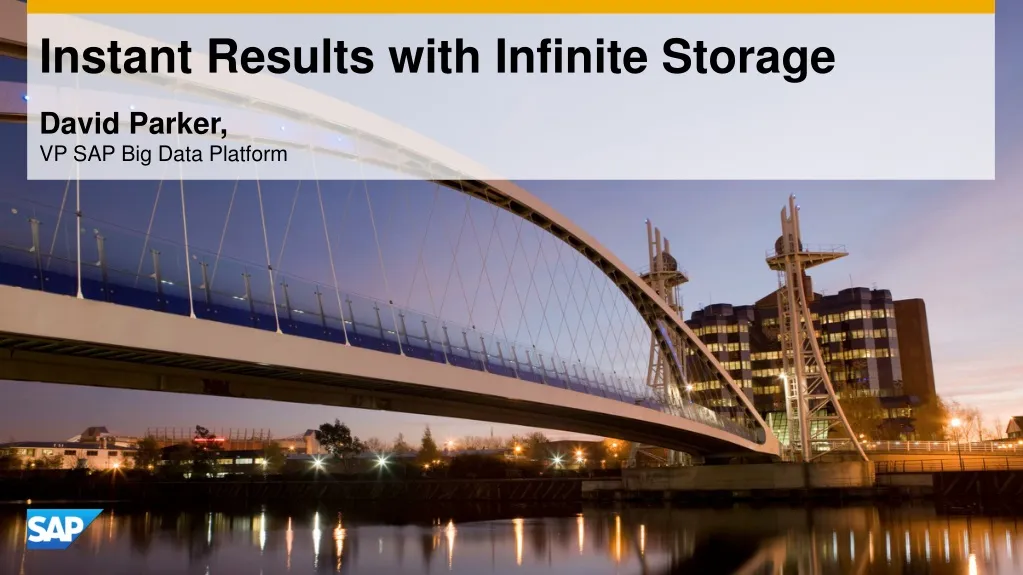 instant results with infinite storage